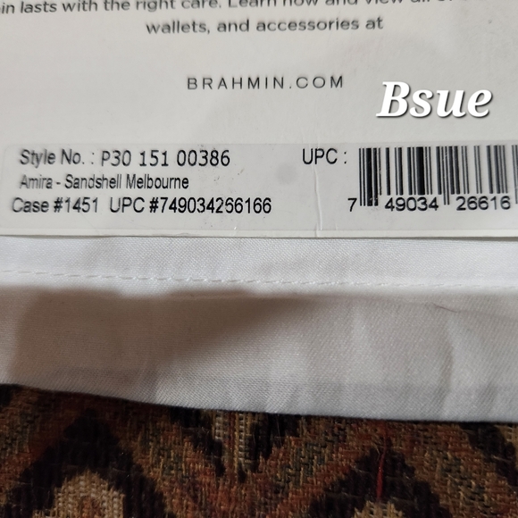 ❣️ Brahmin Sandshell Melbourne Amira Bag RARE HTF...Beautiful - Picture 7 of 8